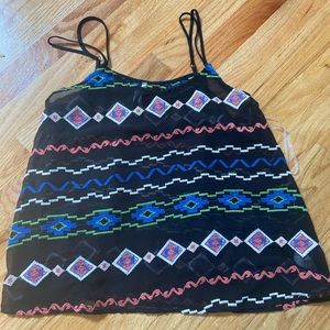 Womens mesh-like tank